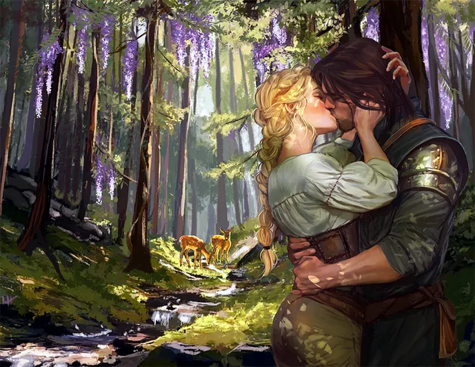 Kiss of the Black Flame — endpaper