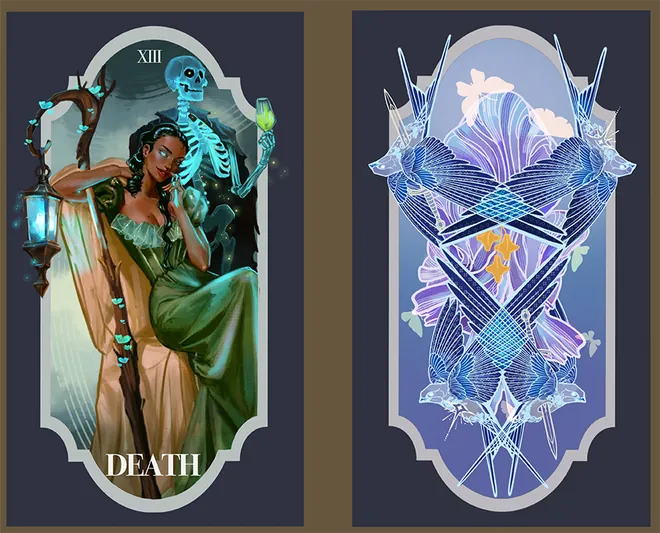 Tarot — front and back